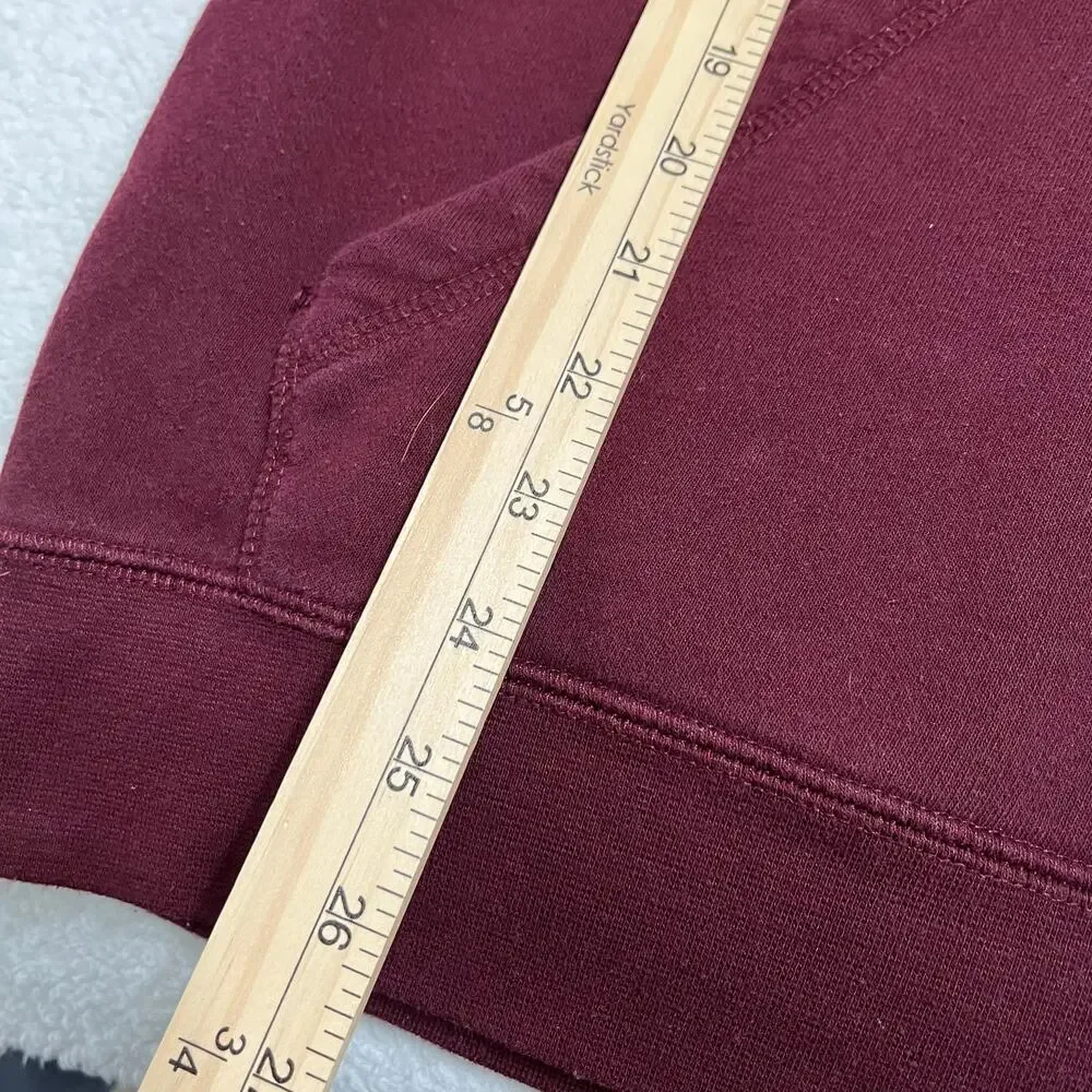 Texas A&M Hooded Sweatshirt‎ Sz Medium Burgundy Classic Academic